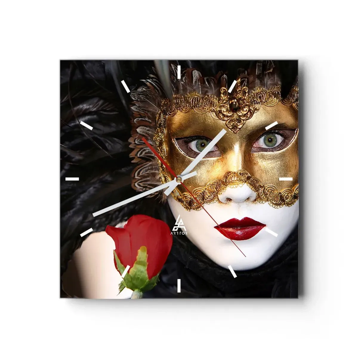 Wandklok - Klok - Het leven is een grote bal  - 40x40 cm