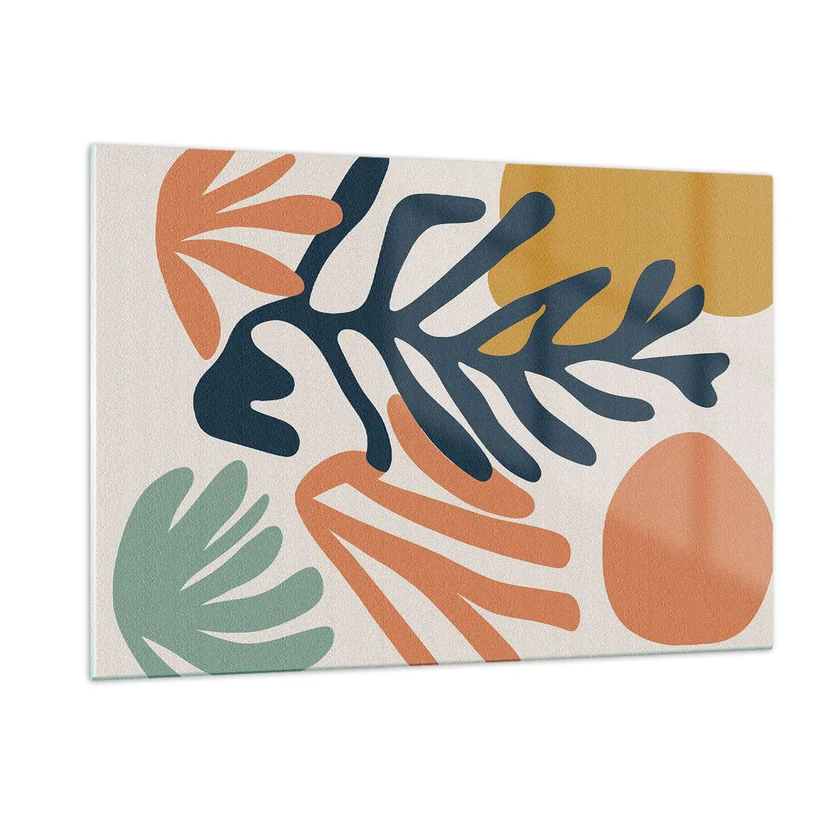 Schilderen op glas - Koraalzeeën - 120x80 cm