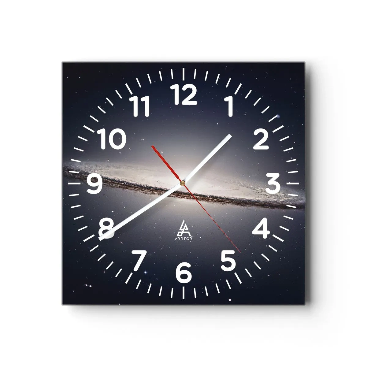 Wandklok - Klok - Lang geleden, in een sterrenstelsel ver, ver weg... - 30x30 cm