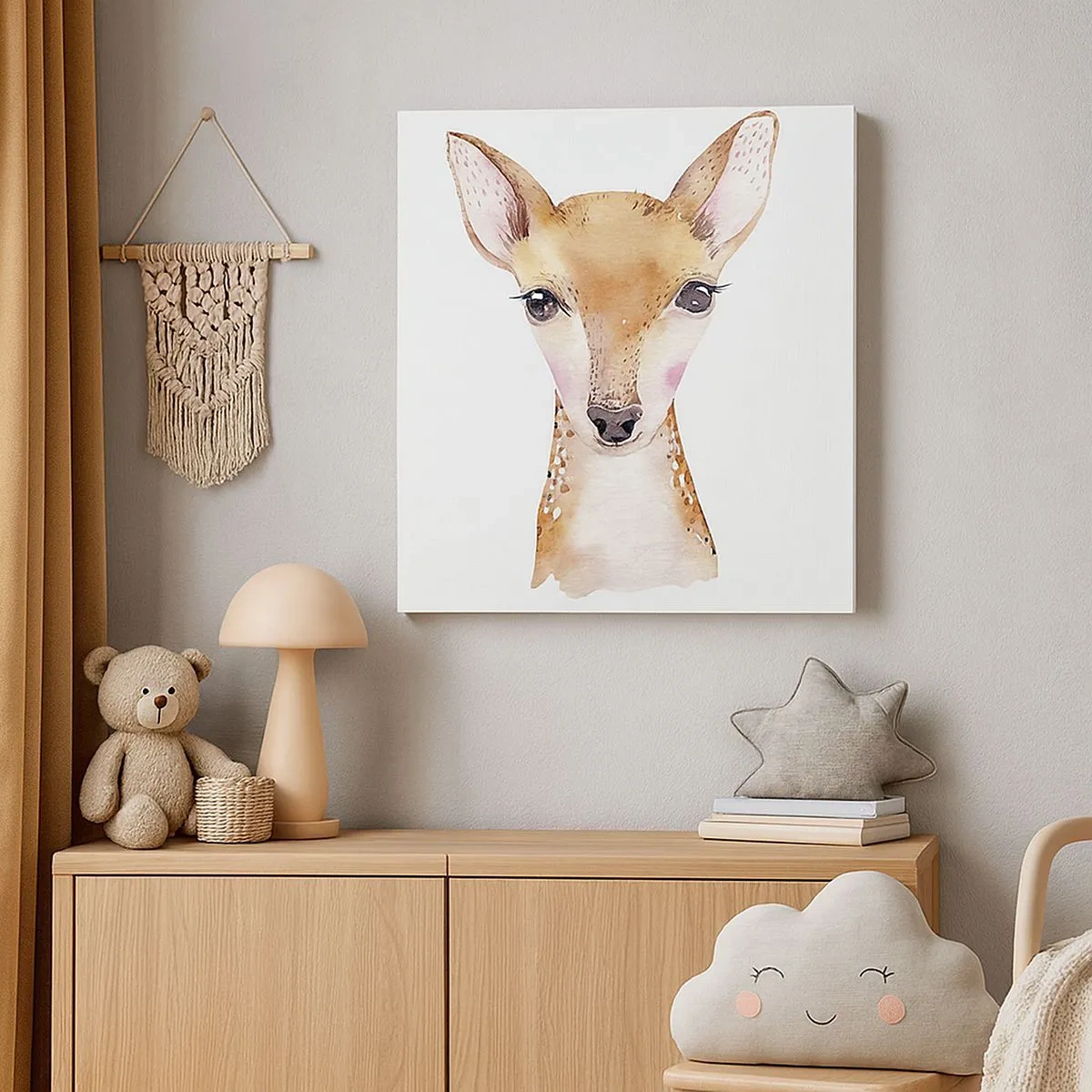 Schilderen op canvas - De aard van onschuld - 30x30 cm