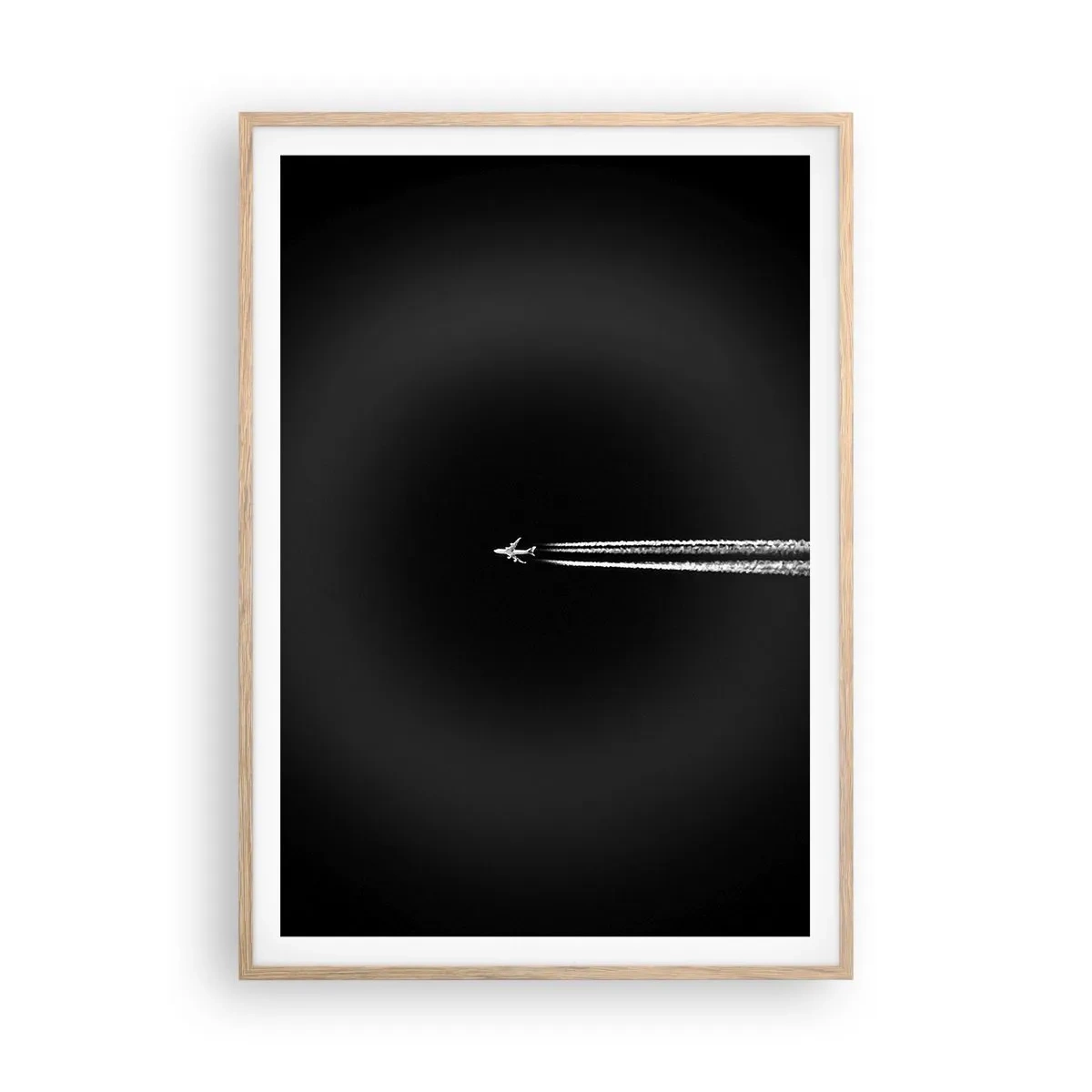 Een poster in een licht eiken lijst - Naar een andere dimensie - 70x100 cm