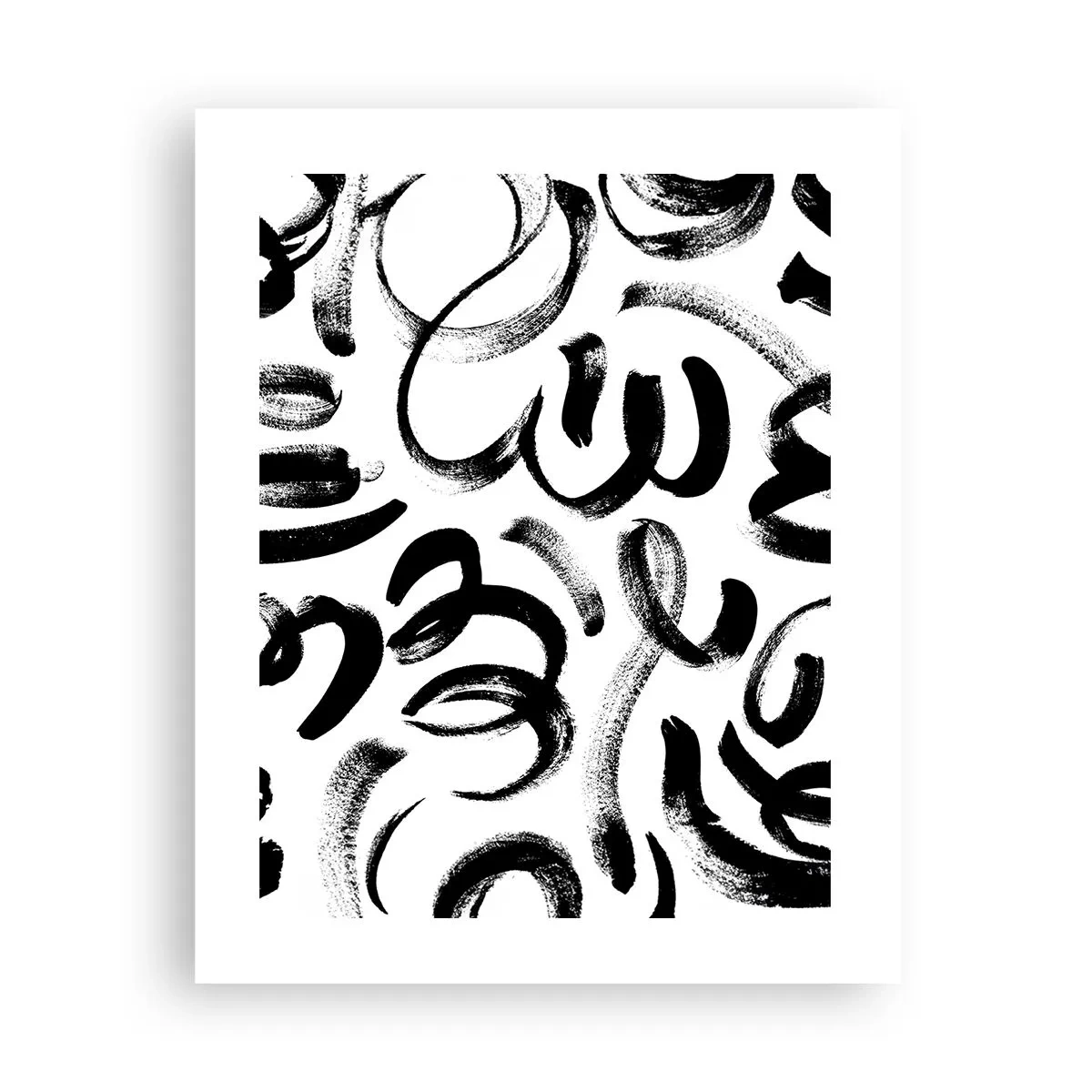 Poster - Zwart op wit - 40x50 cm