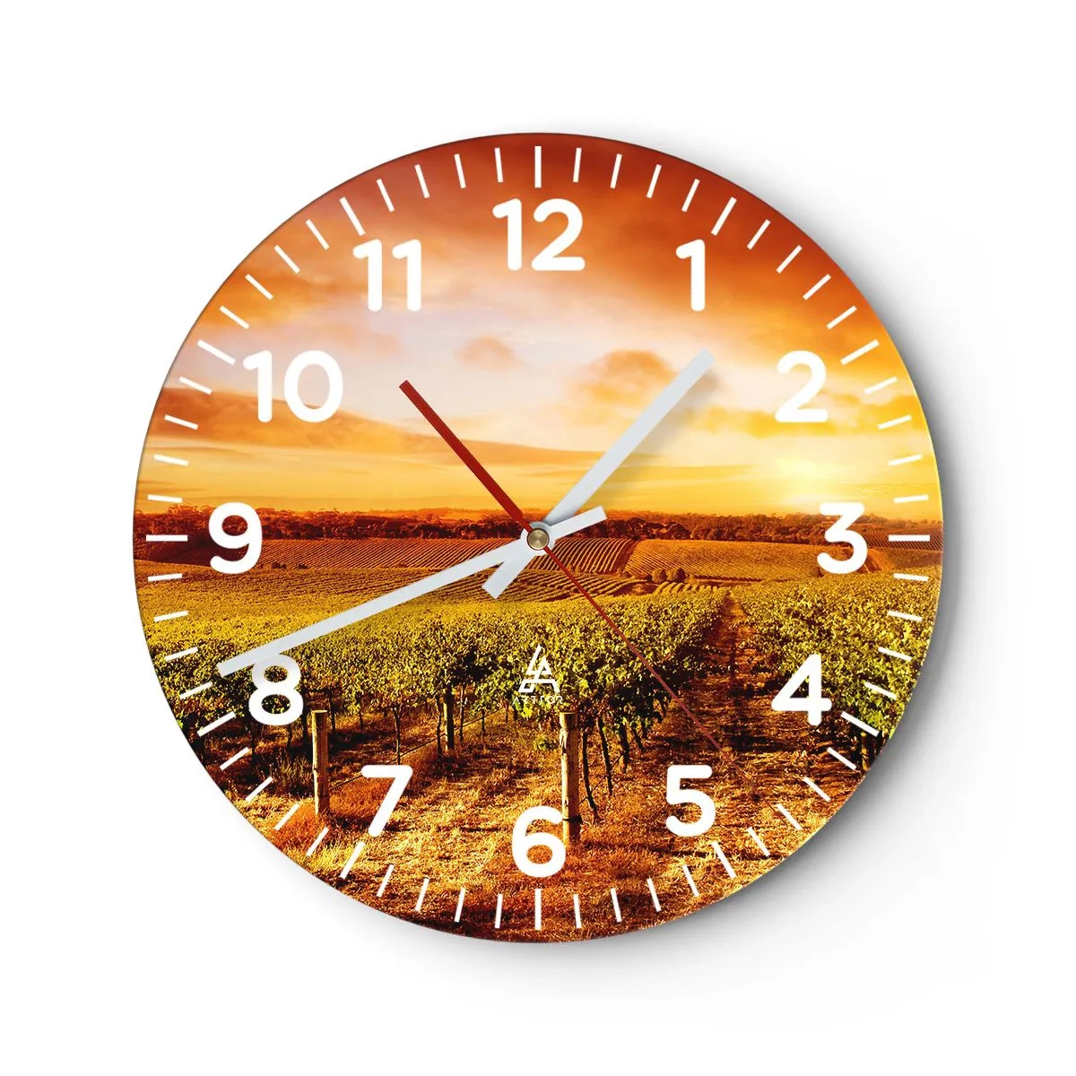 Wandklok - Klok - Licht fruitig met een vleugje zonneschijn - 40x40 cm