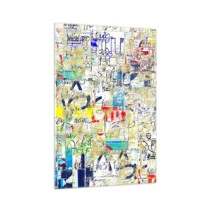 Schilderen op glas - Het is gewoon een lust voor het oog - 70x100 cm