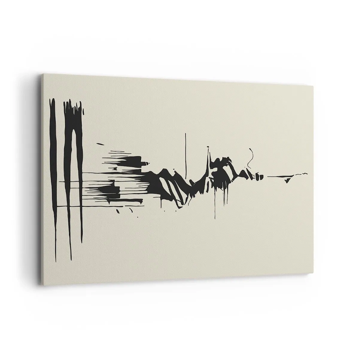 Schilderen op canvas - Overhaaste abstractie - 100x70 cm