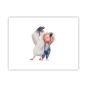 Poster - Een geweldige reisroute - 40x30 cm