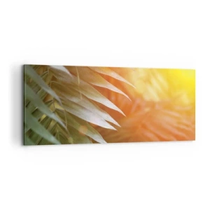 Schilderen op canvas - Ochtend in de jungle - 100x40 cm