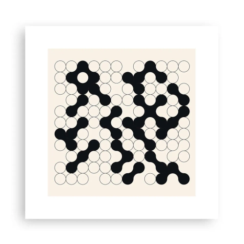 Poster - Chinees spel – variatie - 30x30 cm