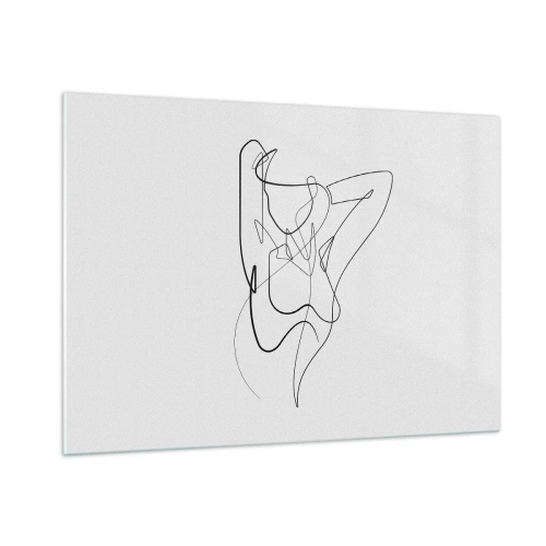 Schilderen op glas - Zoals je echt bent… - 100x70 cm