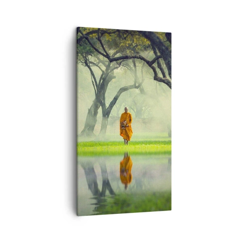 Schilderen op canvas - Op weg naar verlichting - 45x80 cm