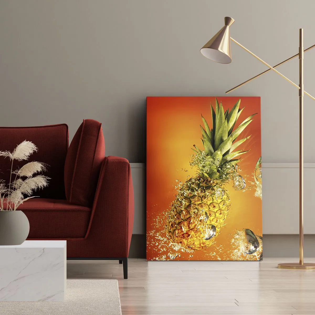 Schilderen op canvas - Tropische sappige frisheid - 50x70 cm