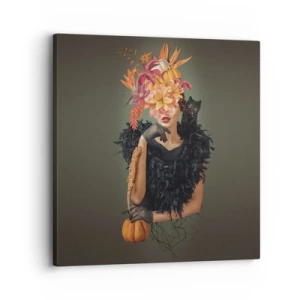 Schilderen op canvas - De spreuk van een heks - 30x30 cm