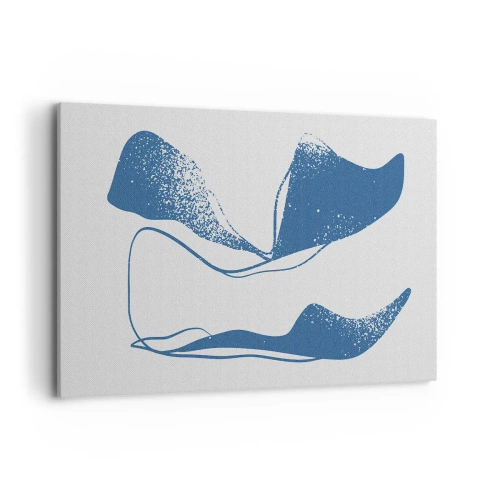 Schilderen op canvas - Gevleugelde abstractie - 120x80 cm