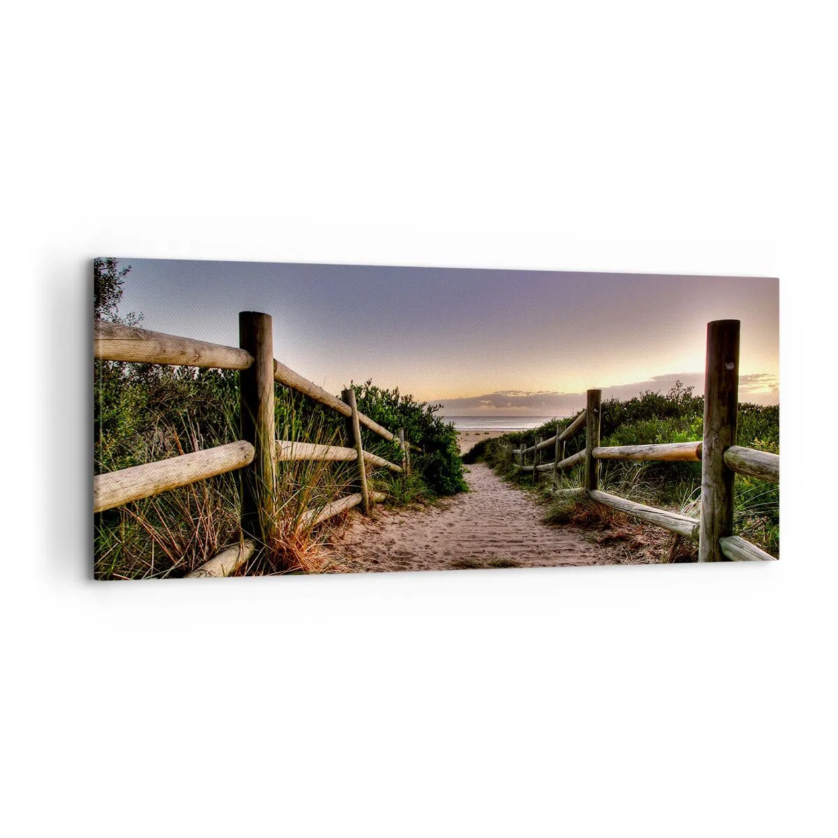 Schilderen op canvas - Het doel is al zichtbaar - 120x50 cm