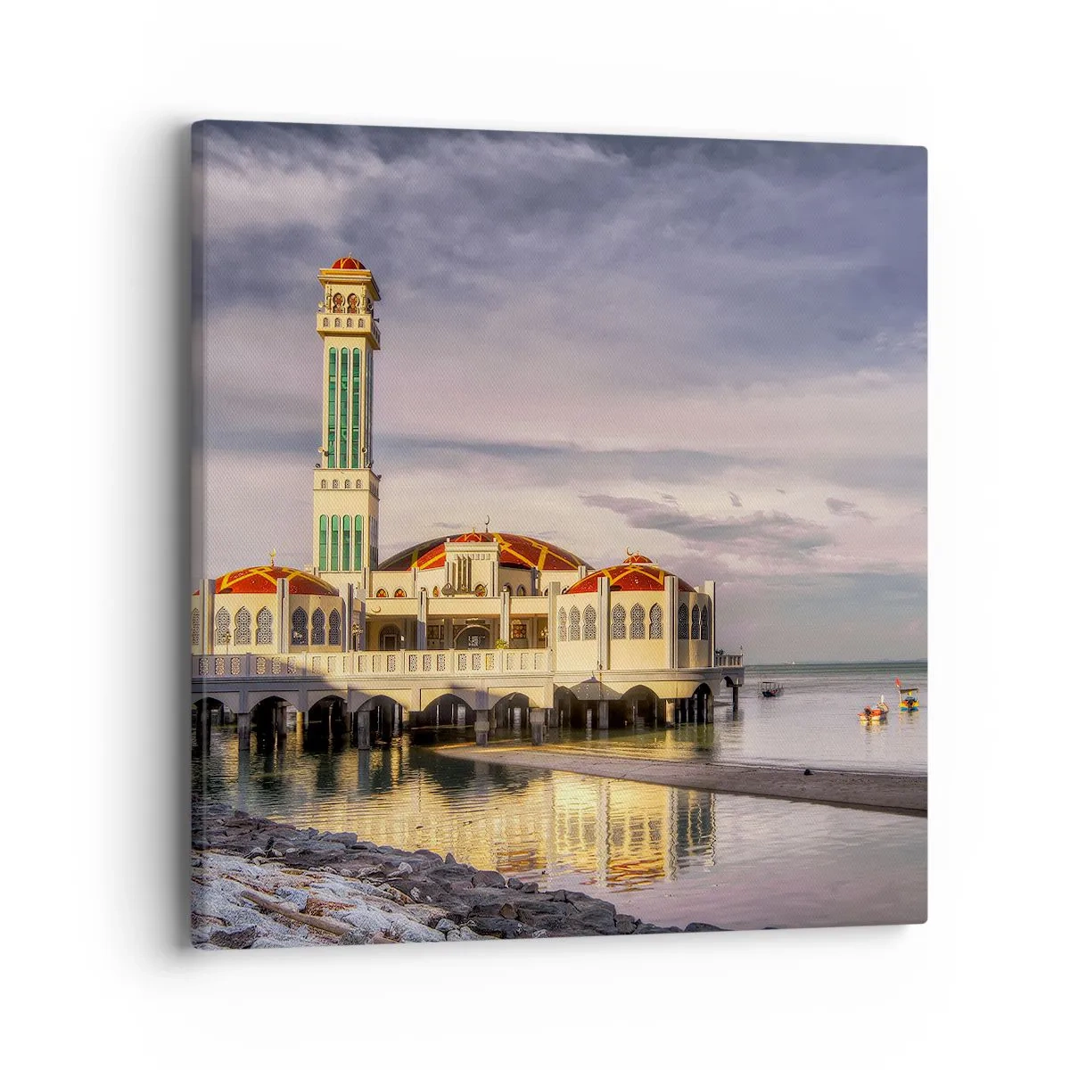 Schilderen op canvas - Tempel van de natuur - 40x40 cm