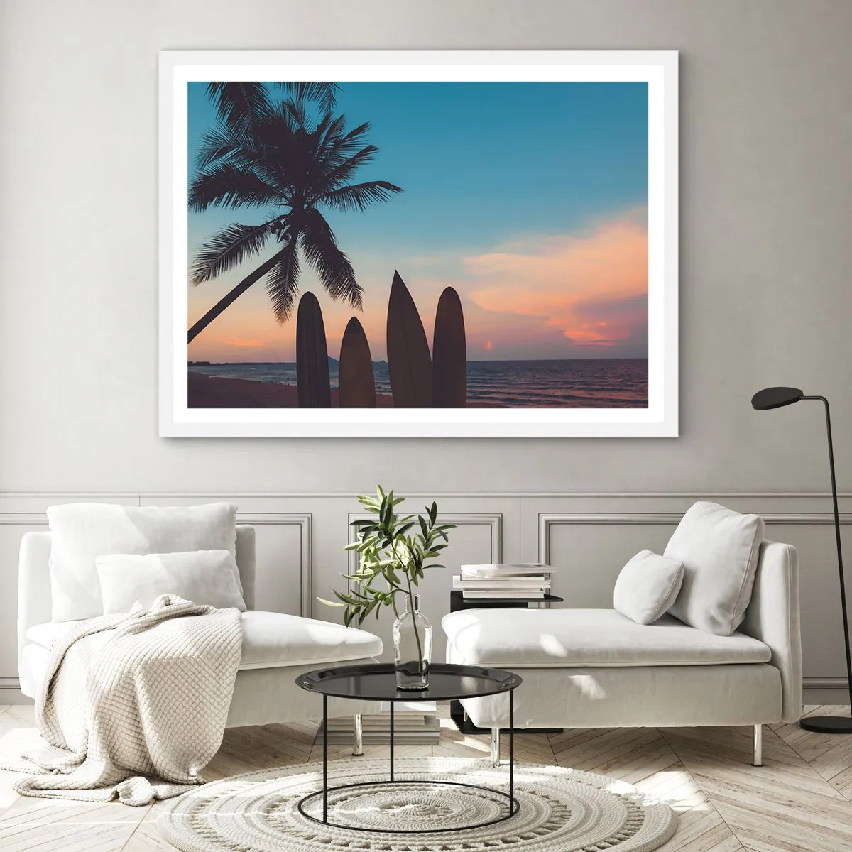 Poster in een witte lijst - Morgen wordt ook leuk - 50x40 cm