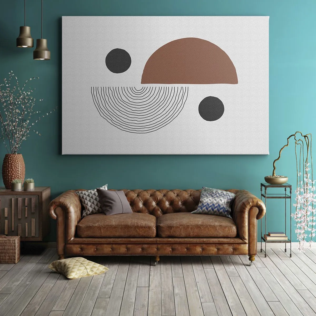 Schilderen op canvas - Perfectie van het wiel - 100x70 cm