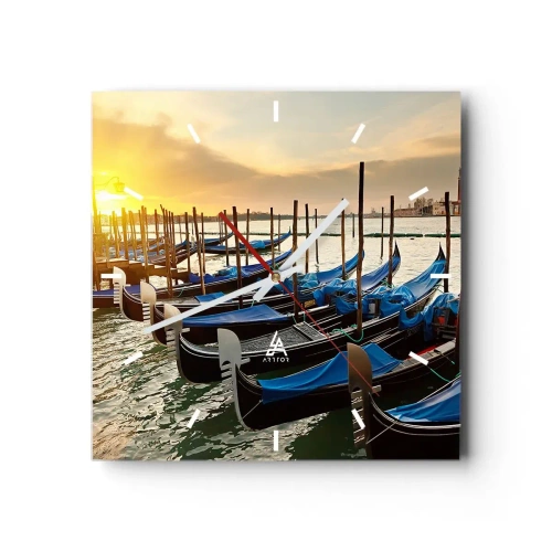 Wandklok - Klok - Voordat de rumoer komt - 40x40 cm