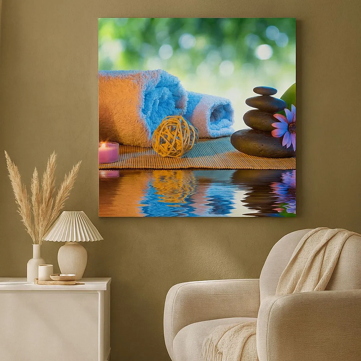 Schilderen op canvas - Tijd voor het lichaam - 30x30 cm