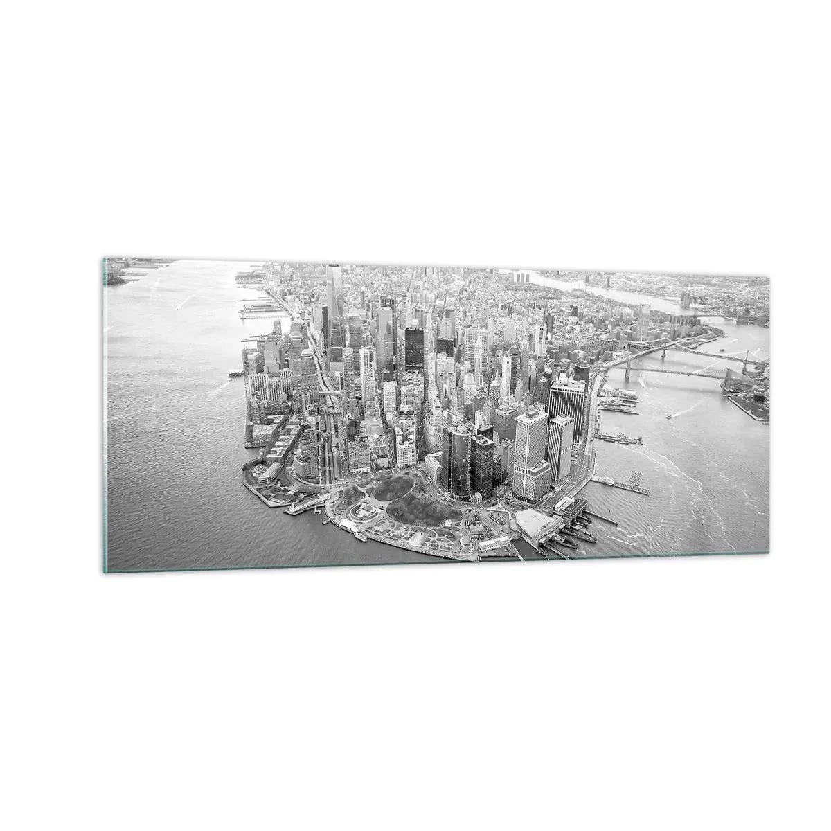 Schilderen op glas - Hoe niet lief te hebben? - 100x40 cm