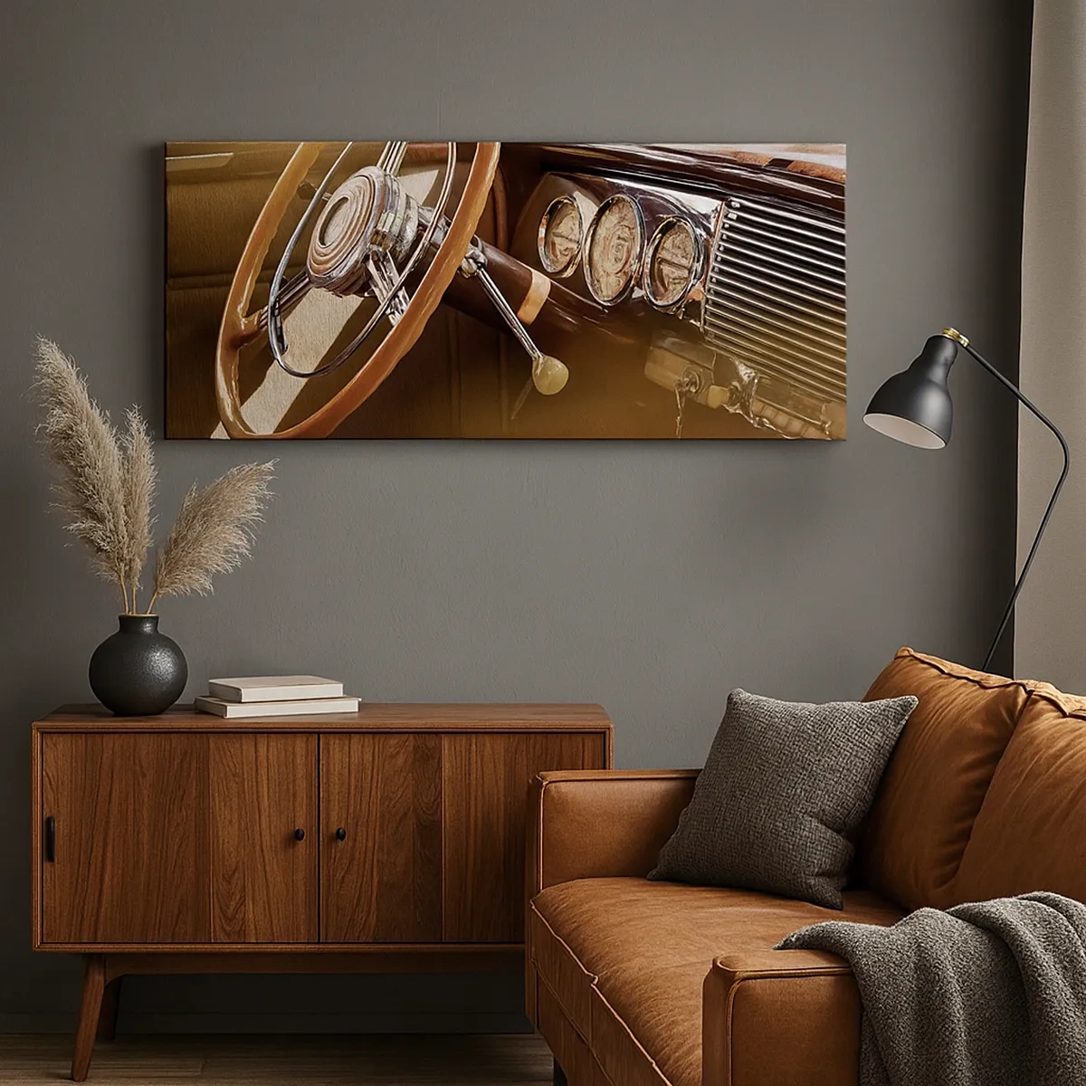 Schilderen op canvas - Een adem van luxe uit het verleden - 30x30 cm