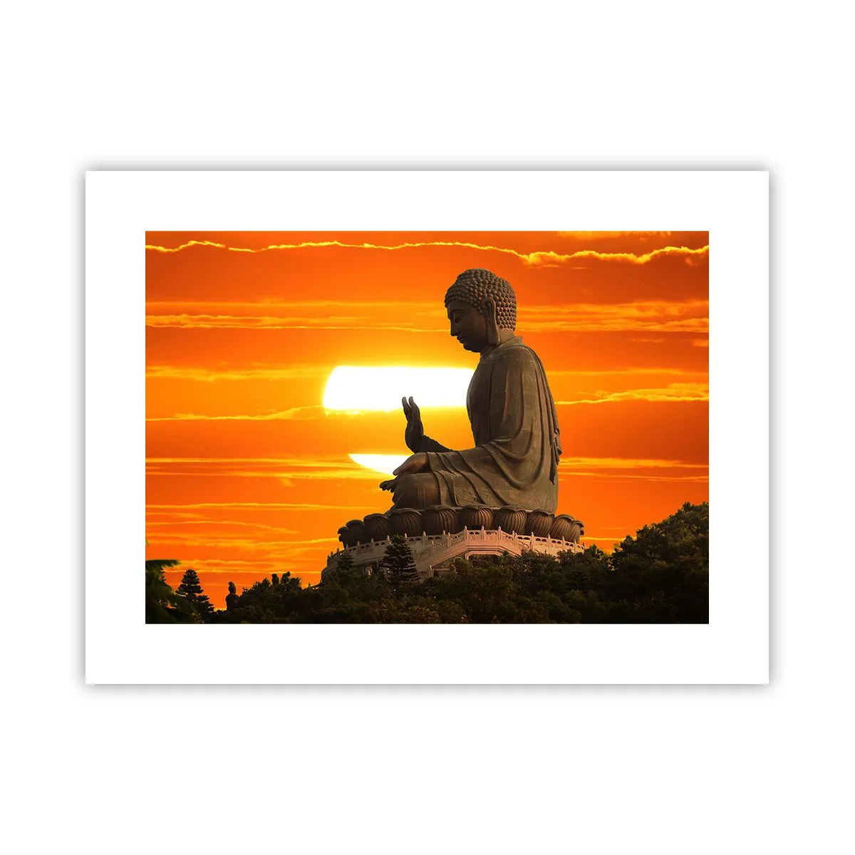 Poster - Geen angst voor de wereld - 40x30 cm