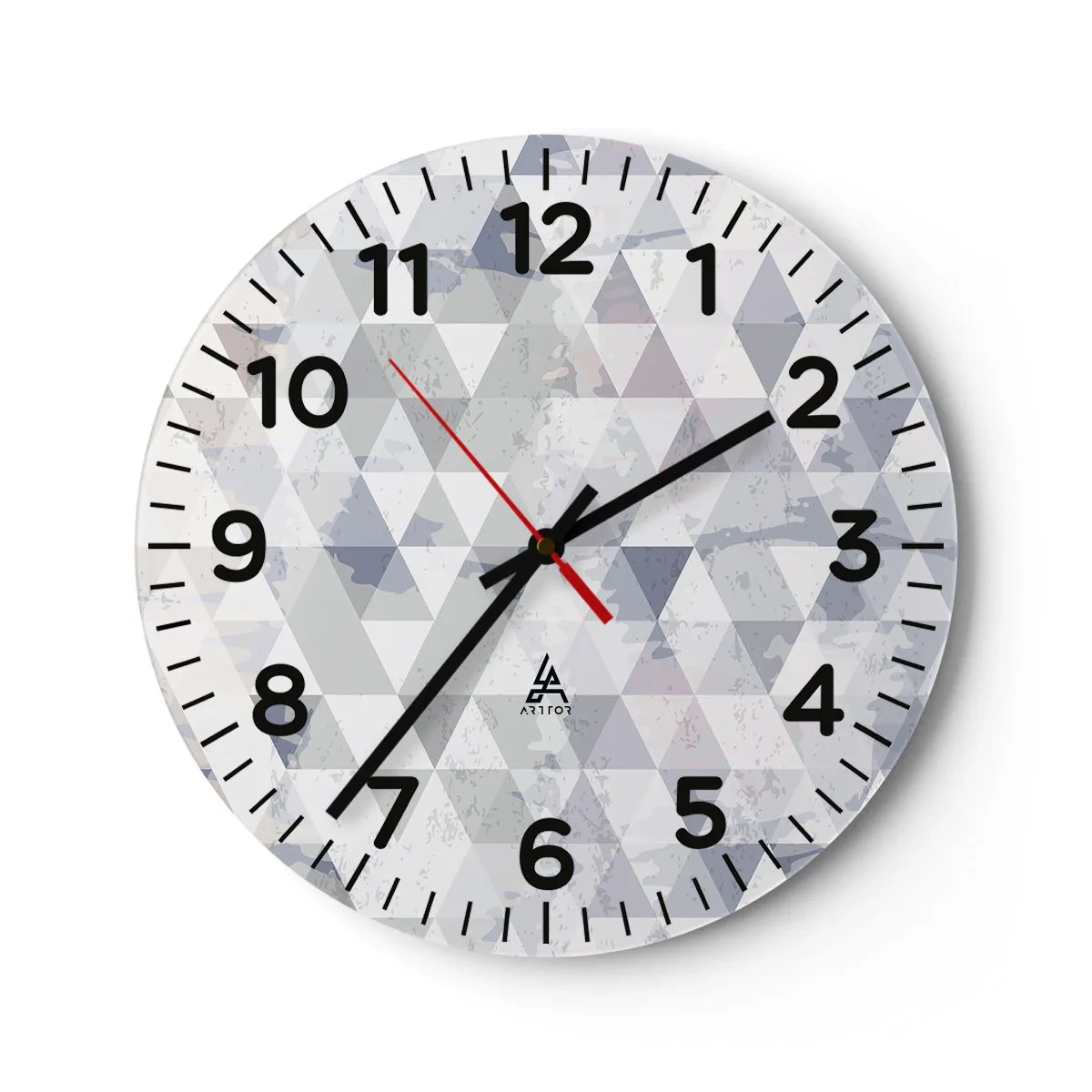 Wandklok - Klok - In ritme op drie - 40x40 cm