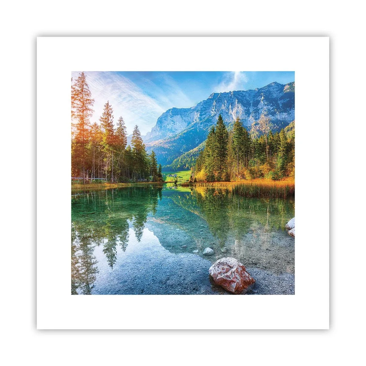 Poster - De zachtheid van de herfst - 30x30 cm