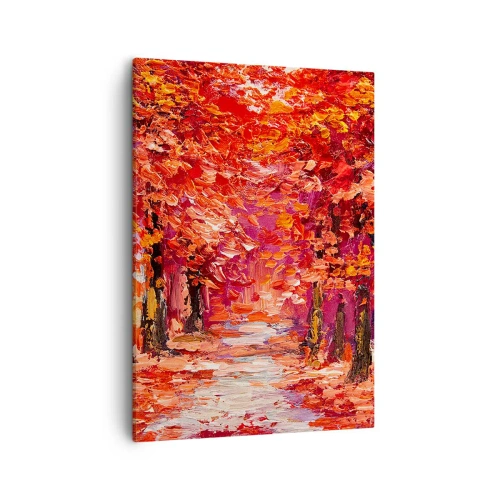 Schilderen op canvas - Herfst impressie - 50x70 cm