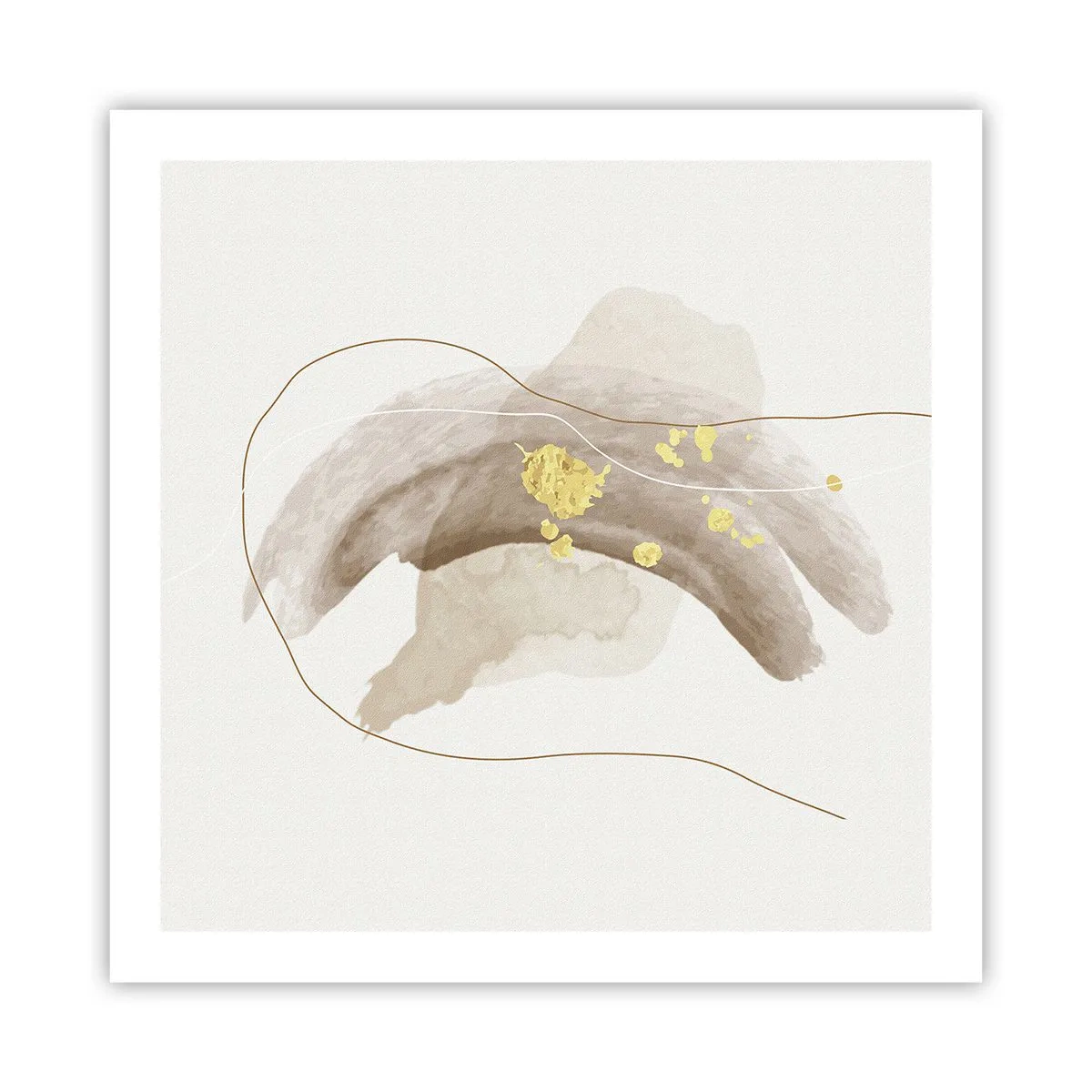 Poster - Ontmoet in de ruimte - 60x60 cm