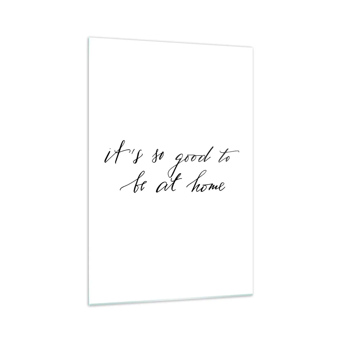 Schilderen op glas - De hele waarheid - 70x100 cm