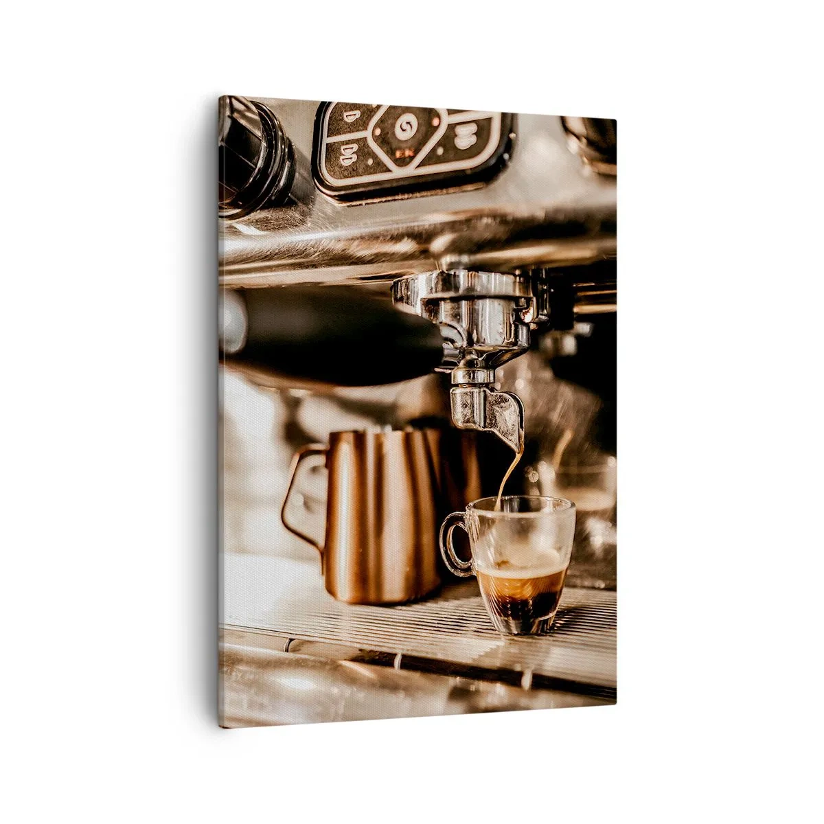 Schilderen op canvas - Koffie gloed - 50x70 cm