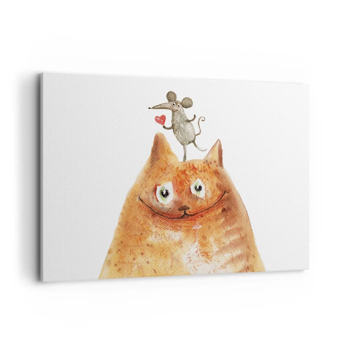 Schilderen op canvas - De paradoxen van de liefde - 100x70 cm