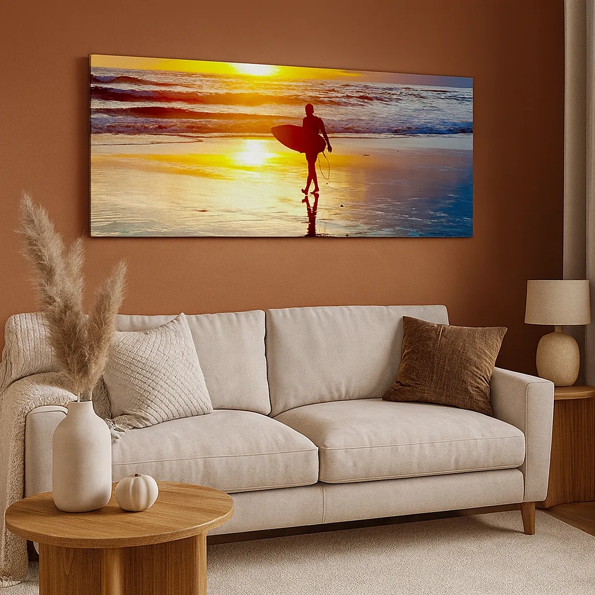 Schilderen op canvas - De terugkeer van de krijger - 30x30 cm