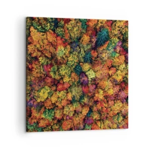 Schilderen op canvas - Boeket herfstbomen - 50x50 cm