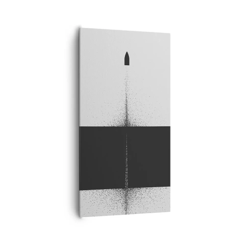 Schilderen op canvas - Rechtstreeks naar het doel - 65x120 cm