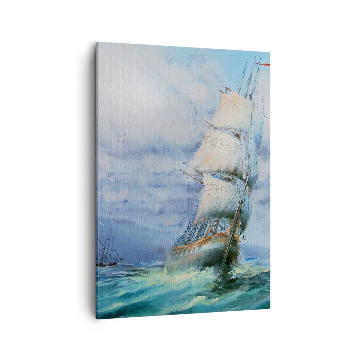 Schilderen op canvas - Goede wind - 50x70 cm