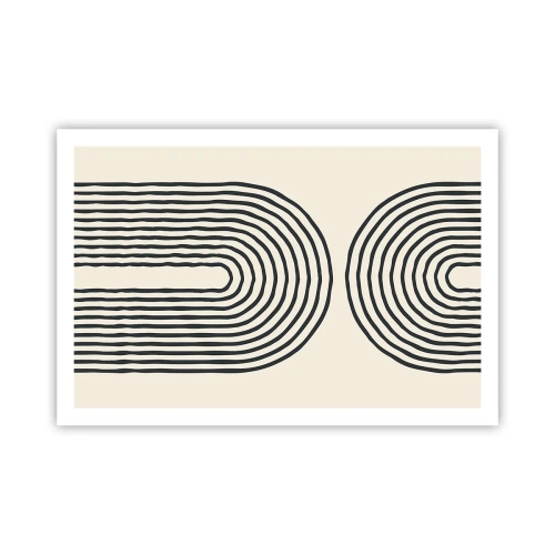 Poster - In een ogenblik ... - 91x61 cm