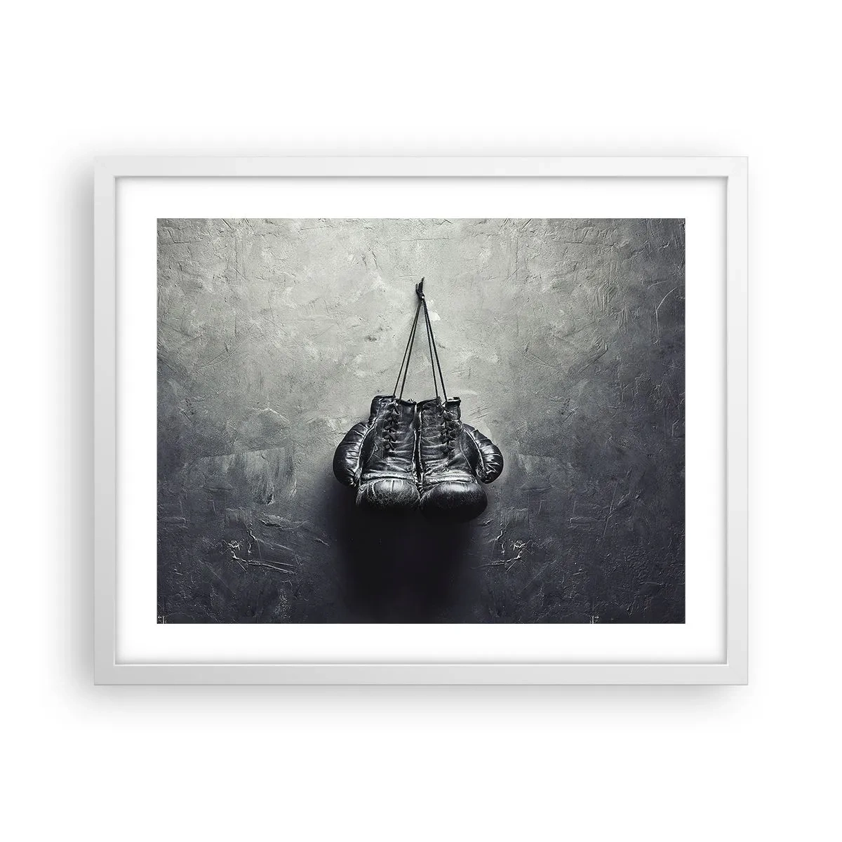 Poster in een witte lijst - Tijd van strijd en Tijd van vrede - 50x40 cm