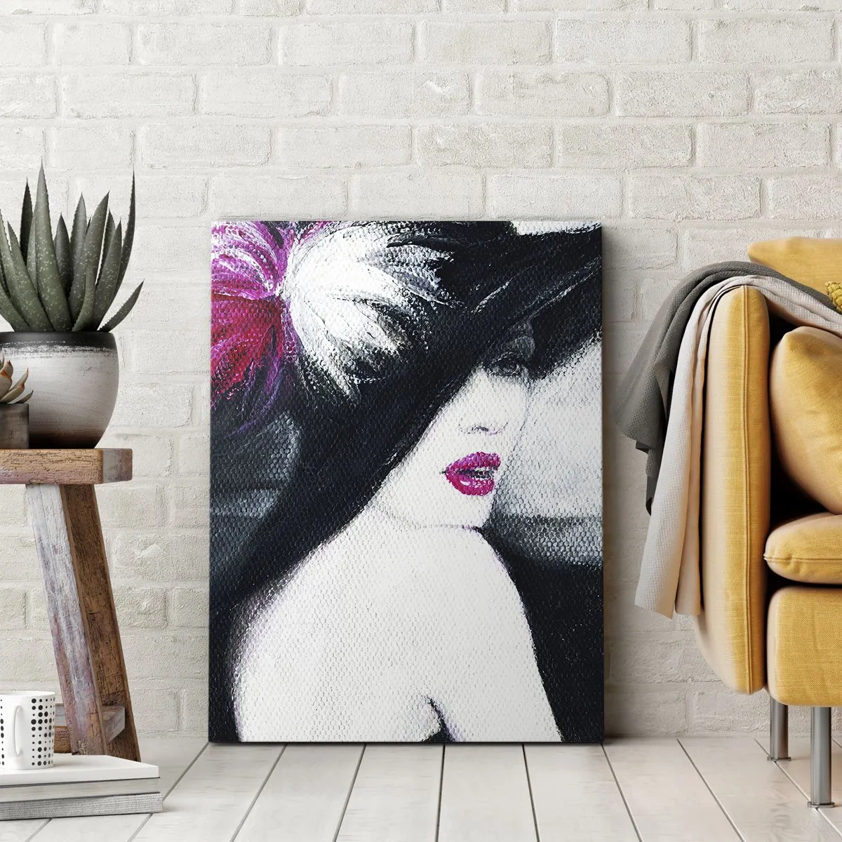 Schilderen op canvas - Altijd een geheim - 45x80 cm