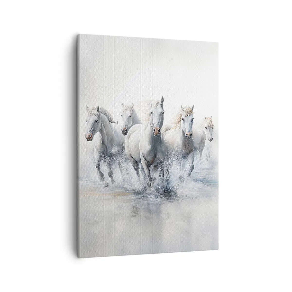 Schilderen op canvas - Witte magie - 50x70 cm