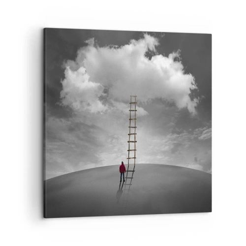 Schilderen op canvas - Alles is mogelijk - 50x50 cm