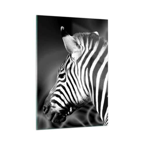 Schilderen op glas - Wit is wit en zwart is zwart - 50x70 cm