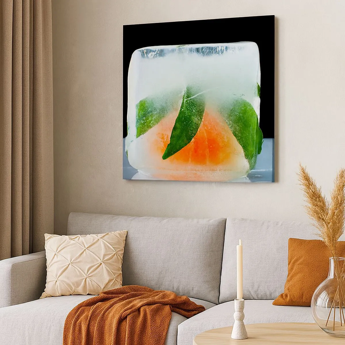 Schilderen op canvas - Fris en koel - 30x30 cm