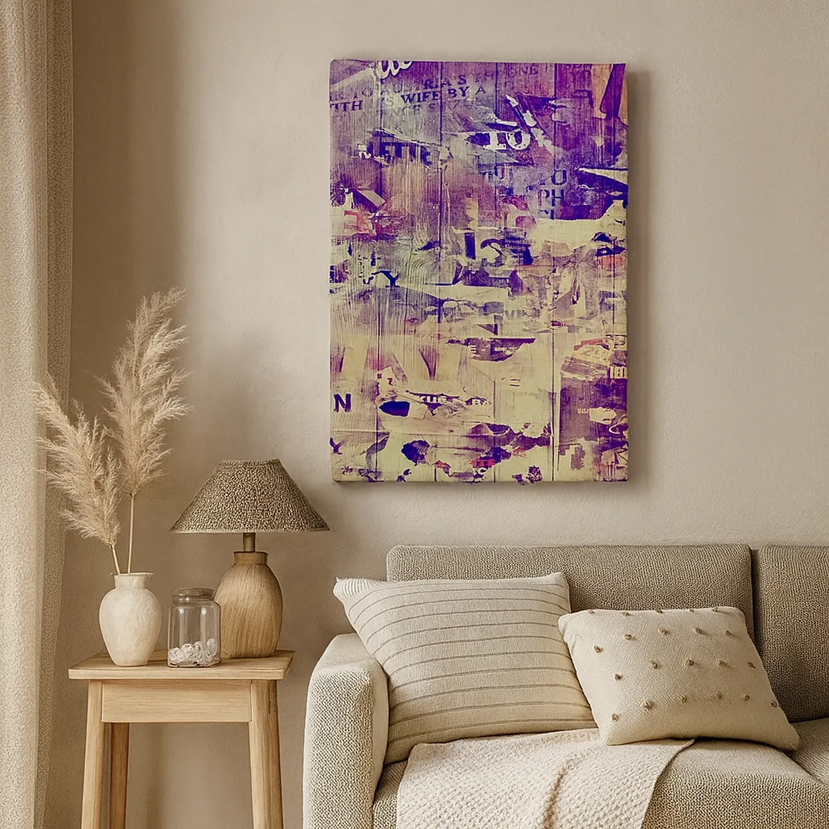 Schilderen op canvas - En dat is alles wat er zal blijven - 50x70 cm