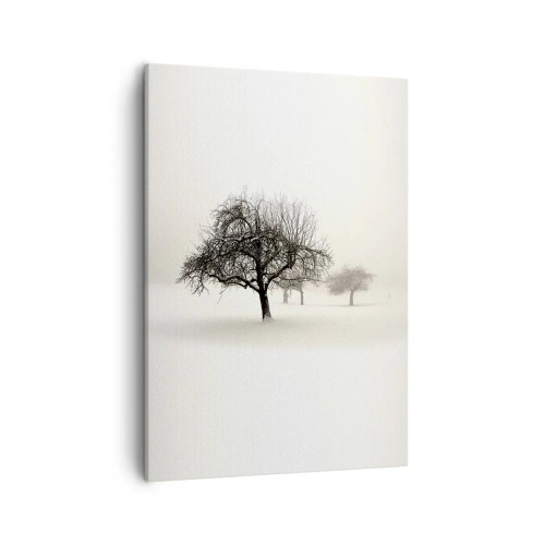 Schilderen op canvas - Winterslaap - 50x70 cm