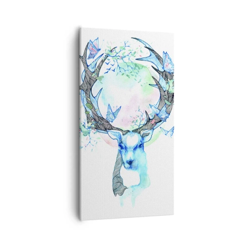 Schilderen op canvas - De kracht en delicatesse van de natuur - 55x100 cm