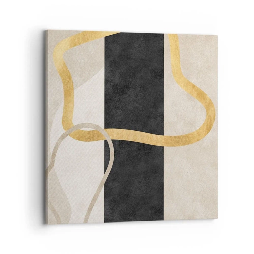 Schilderen op canvas - Verwarde vormen - 70x70 cm