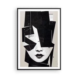 Poster in een zwarte lijst - Diep verborgen - 70x100 cm