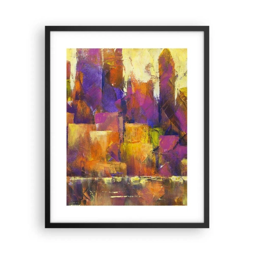 Poster in een zwarte lijst - Metropolitan compositie - 40x50 cm